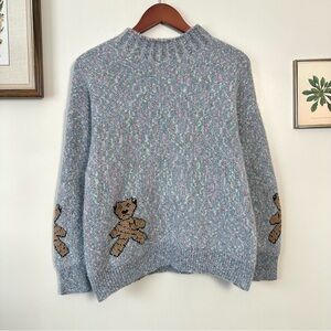 Turkish Cashmere Blend Pastel & Teddy Bear Sweater